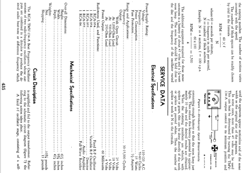 Beat Frequency Oscillator TMV-134-A; RCA RCA Victor Co. (ID = 961225) Equipment
