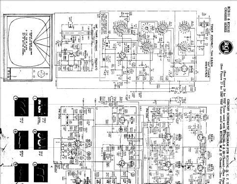 Ch= KCS131 C, D, E, T, U, W; RCA RCA Victor Co. (ID = 1569824) Television