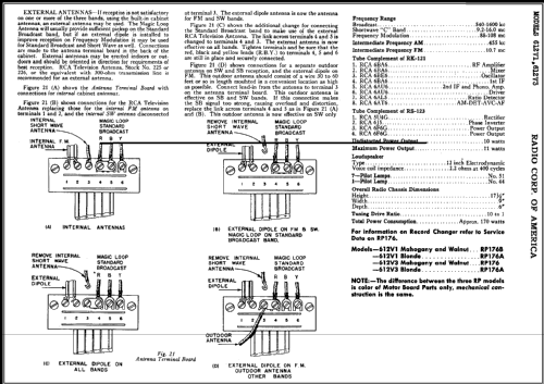 Crestwood 612V3 Ch= RK-121 RS-123; RCA RCA Victor Co. (ID = 402718) Radio