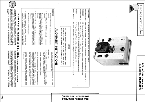 CRM-P2B-5 Ch= 555529; RCA RCA Victor Co. (ID = 536398) Citizen