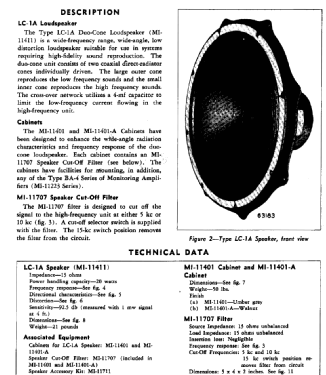 Duo-Cone Loudspeaker MI-11411 LC-1A MI-11401; RCA RCA Victor Co. (ID = 3104051) Speaker-P