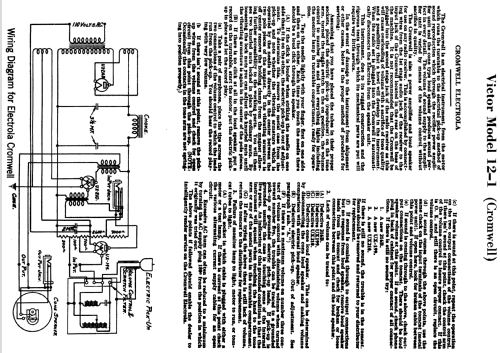 Electrola Cromwell 12-1 Victor; RCA RCA Victor Co. (ID = 1046132) Reg-Riprod