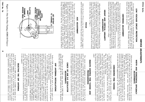 GF-705W 'Venetian' Ch= CTC16E; RCA RCA Victor Co. (ID = 1557182) Fernseh-E