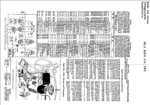 H-6 Hudson; RCA RCA Victor Co. (ID = 856430) Car Radio