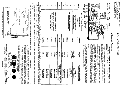 K61 Ch= RC-498B; RCA RCA Victor Co. (ID = 894061) Radio