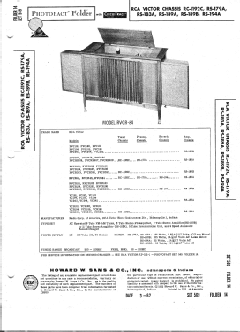 Living Stereo Tuner Chassis Ch= RC-1192C; RCA RCA Victor Co. (ID = 3152336) Radio