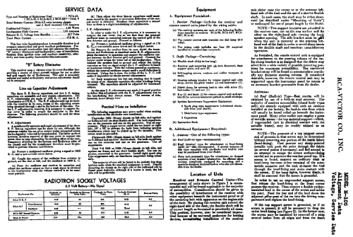 M105 ; RCA RCA Victor Co. (ID = 859885) Car Radio