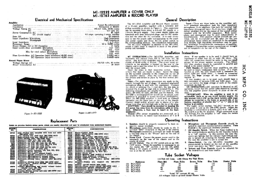 MI12232 ; RCA RCA Victor Co. (ID = 885018) Ampl/Mixer