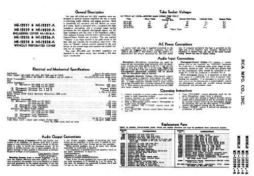 MI12236A ; RCA RCA Victor Co. (ID = 886820) Ampl/Mixer