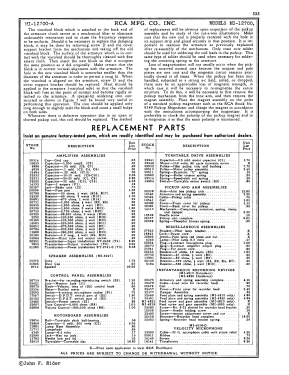 MI-12700-A ; RCA RCA Victor Co. (ID = 2973736) R-Player