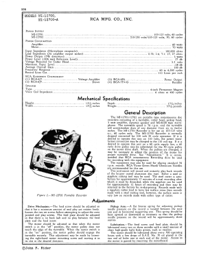 MI-12702 ; RCA RCA Victor Co. (ID = 2973739) R-Player