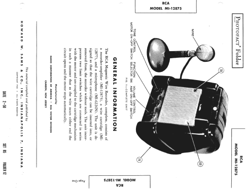 MI-12875 ; RCA RCA Victor Co. (ID = 1571927) Enrég.-R