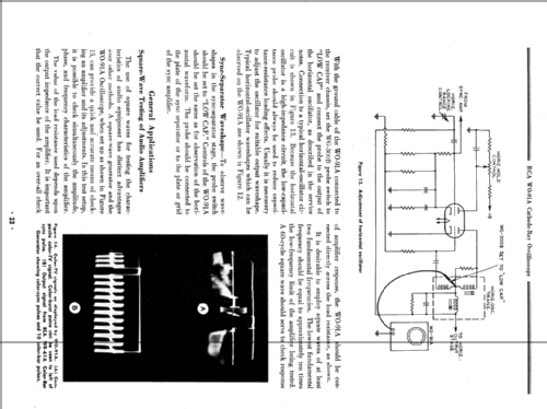 Oscilloscope WO-91A; RCA RCA Victor Co. (ID = 2542316) Equipment