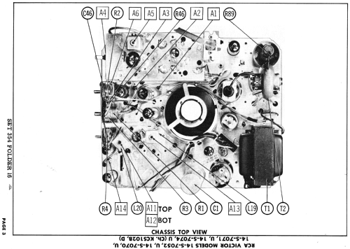 Portable Television 14-S-7052 Ch= KCS102B; RCA RCA Victor Co. (ID = 1873898) Television