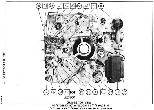 Portable Television 14-S-7071 Ch= KCS102B; RCA RCA Victor Co. (ID = 1874003) Televisore