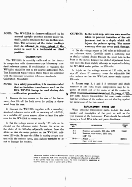 Power Line Monitor WV-120A; RCA RCA Victor Co. (ID = 2800921) Equipment