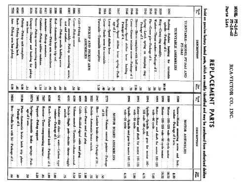 PT16A2 ; RCA RCA Victor Co. (ID = 891421) R-Player