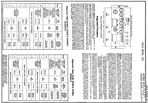 Q103-2 Ch= RC1044; RCA RCA Victor Co. (ID = 175211) Radio