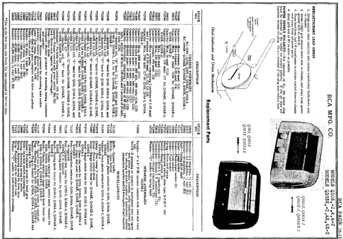 Q103A Ch= RC-1044; RCA RCA Victor Co. (ID = 175260) Radio