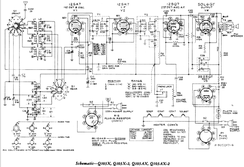 Q103AX-2 RC1044B; RCA RCA Victor Co. (ID = 1106736) Radio