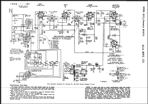 Q121 Ch= RC-507U; RCA RCA Victor Co. (ID = 438629) Radio