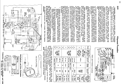 Q121 Ch= RC-507U; RCA RCA Victor Co. (ID = 1106755) Radio