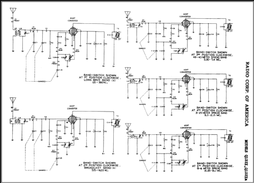 Q122XA Ch= RC601E; RCA RCA Victor Co. (ID = 401778) Radio