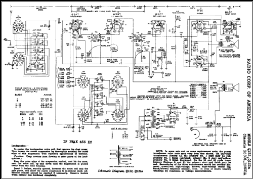 Q122XA Ch= RC601E; RCA RCA Victor Co. (ID = 401779) Radio