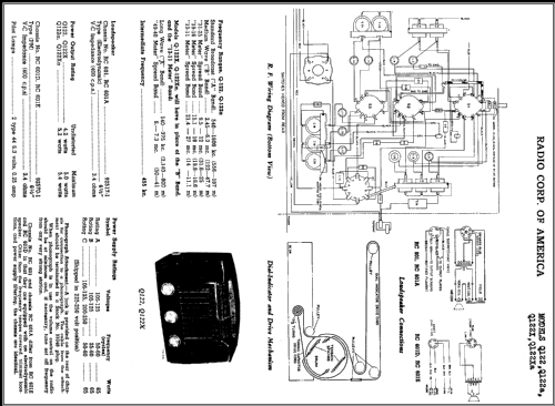 Q122XA Ch= RC601E; RCA RCA Victor Co. (ID = 401781) Radio