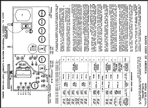 Q122XA Ch= RC601E; RCA RCA Victor Co. (ID = 401782) Radio