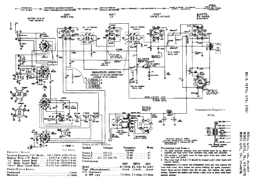 Q22 Ch= RC-507; RCA RCA Victor Co. (ID = 898671) Radio