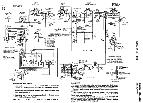 Q22A CH= RC-507; RCA RCA Victor Co. (ID = 898288) Radio