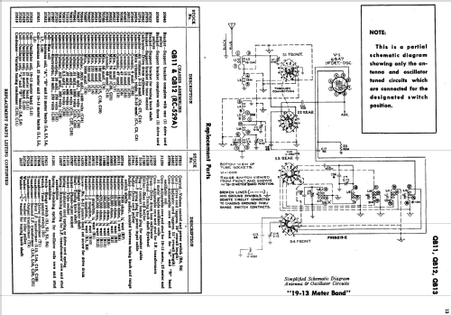 QB11 Ch= RC-529A; RCA RCA Victor Co. (ID = 1109011) Radio