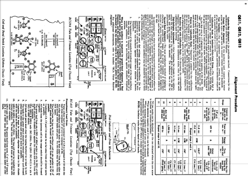 QB11 Ch= RC-529A; RCA RCA Victor Co. (ID = 1109012) Radio