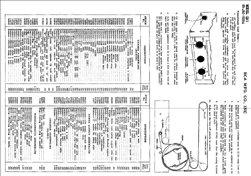 QB1 Ch= RC-529-A; RCA RCA Victor Co. (ID = 902213) Radio