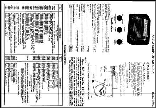 QB55X Ch= RC-563K; RCA RCA Victor Co. (ID = 401998) Radio