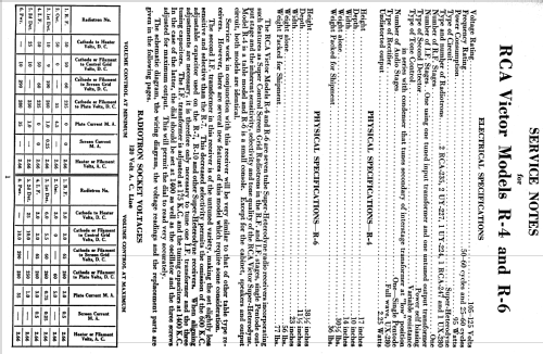 R6; RCA RCA Victor Co. (ID = 971236) Radio