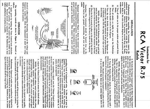 R-75-A; RCA RCA Victor Co. (ID = 951356) Radio