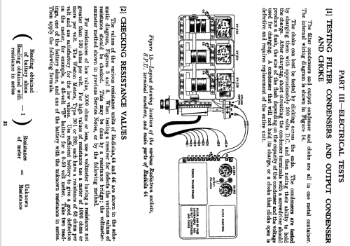 Radiola 44 AC; RCA RCA Victor Co. (ID = 994054) Radio