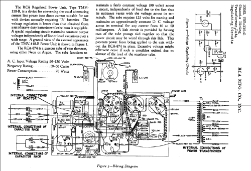 Regulated Power Unit TMV-118-B; RCA RCA Victor Co. (ID = 920440) Power-S