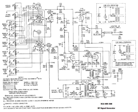 RF Signal Generator WR-50-B; RCA RCA Victor Co. (ID = 1389296) Equipment