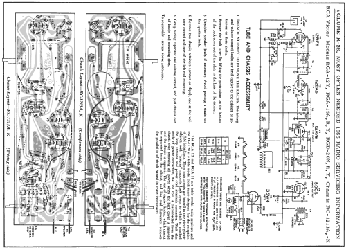 RGA-12Y Ch= RC-1213A; RCA RCA Victor Co. (ID = 200130) Radio