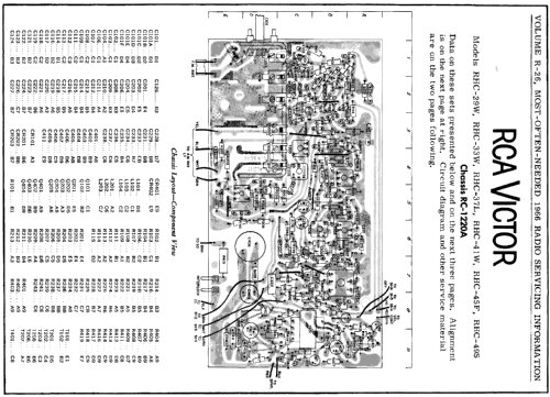 rca victor radio model rhc41w repair