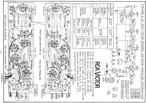 RHD-13N Ch= RC-1213AB; RCA RCA Victor Co. (ID = 199060) Radio