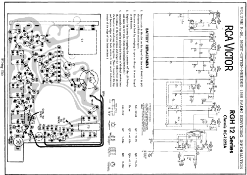 RHG 12 Ch= RC-1222A; RCA RCA Victor Co. (ID = 199322) Radio