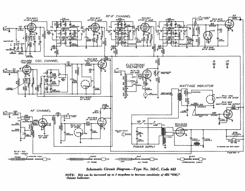 RCA-Rider Chanalyst 162-C - Code 643; RCA RCA Victor Co. (ID = 1505462) Equipment