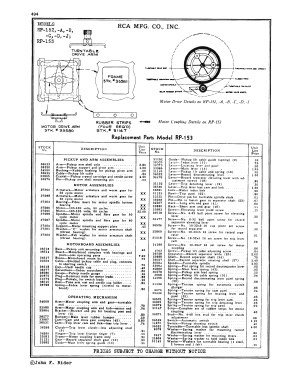 RP-152-A ; RCA RCA Victor Co. (ID = 2968436) R-Player