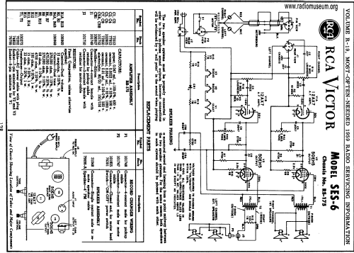 SES6 Ch= RS-175; RCA RCA Victor Co. (ID = 60393) R-Player