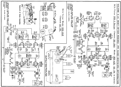 SES-3 Ch= RS-184A; RCA RCA Victor Co. (ID = 186104) R-Player