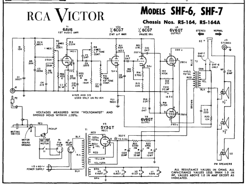 SHF-6 Ch= RS-164; RCA RCA Victor Co. (ID = 139655) Ton-Bild